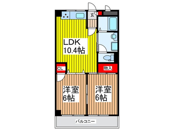 パラッツォ　フェリ－チェの物件間取画像